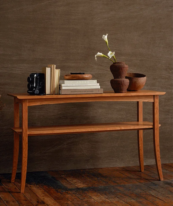 Wing Hall Table, Fahmida Lounge Chairs, Pasadena Chairs with Georgetown Single Pedestal Table, Vita Museum Bench